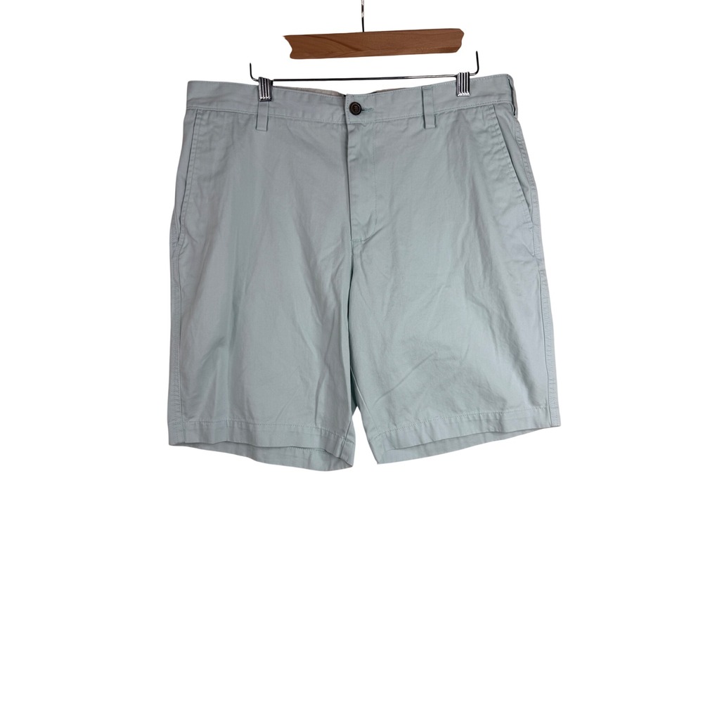 Reed Edward Men's Summer Wash Chino Shorts size 35 Light Blue